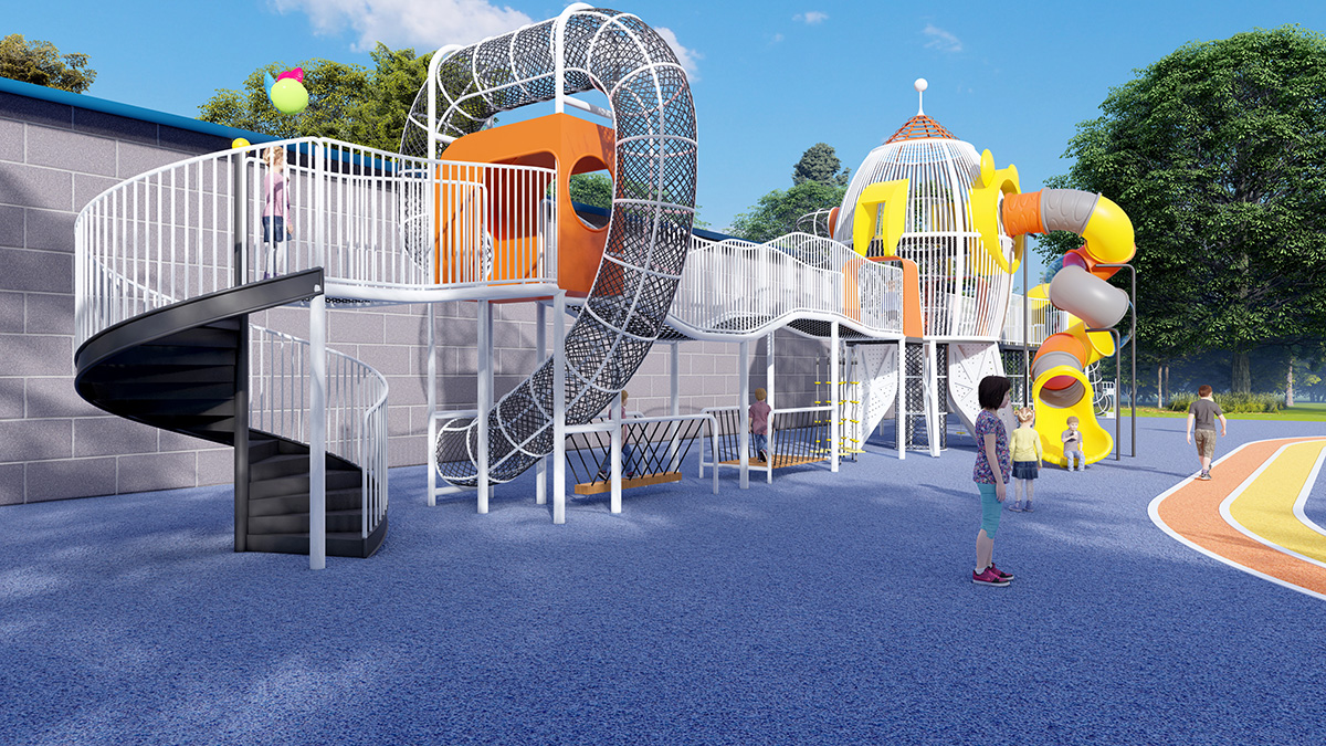 kindergarten outdoor large play equipment (5) 幼儿园户外大型游乐设施 (5)