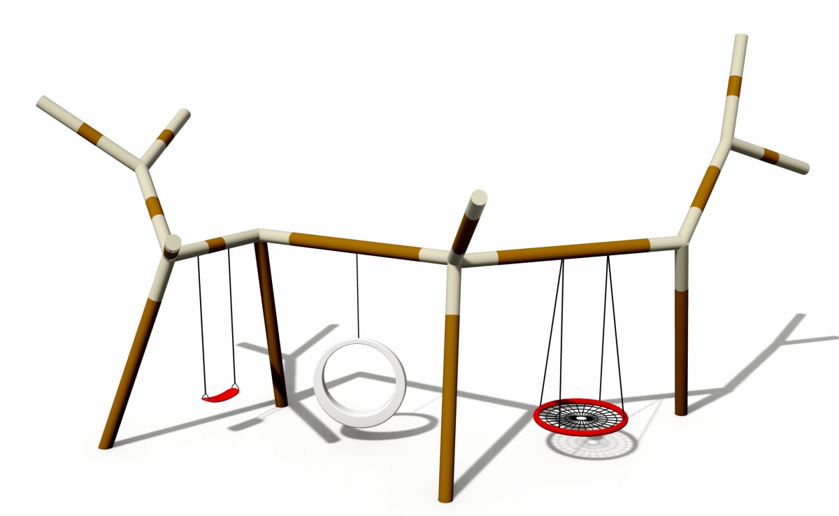 rust-resistant metal swing set (2) 防锈金属秋千套装 (2)