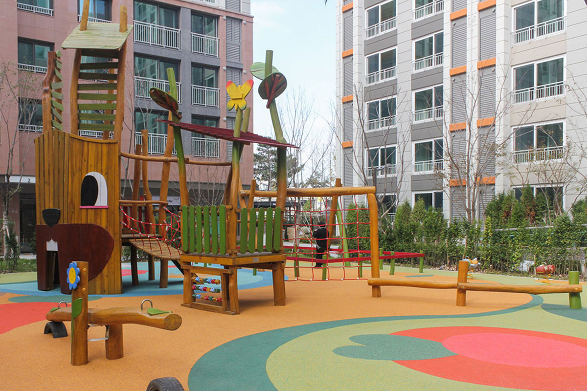 Outdoor wooden playground (18) 户外木制游乐场 (18)