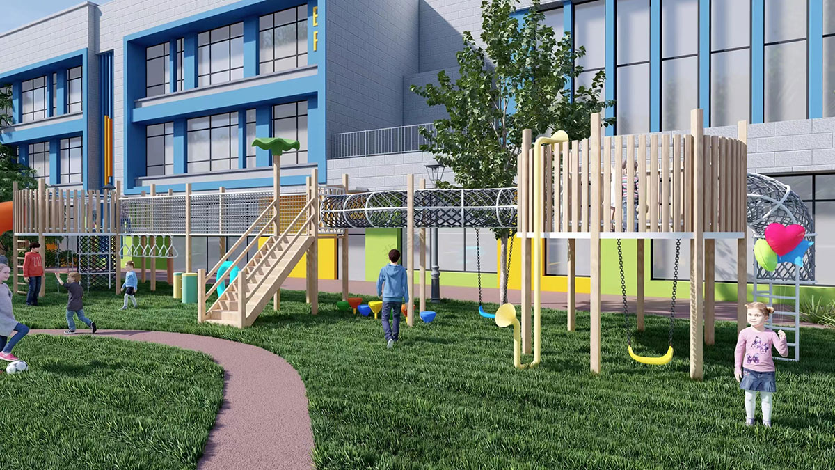 outdoor playground equipment for preschools (8) 幼儿园户外游乐场设备 (8)