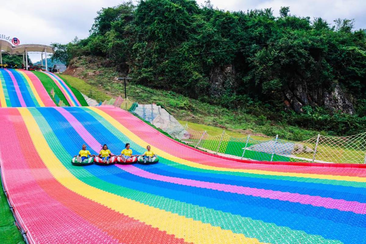 rainbow slide (3) 彩虹滑梯 (3)