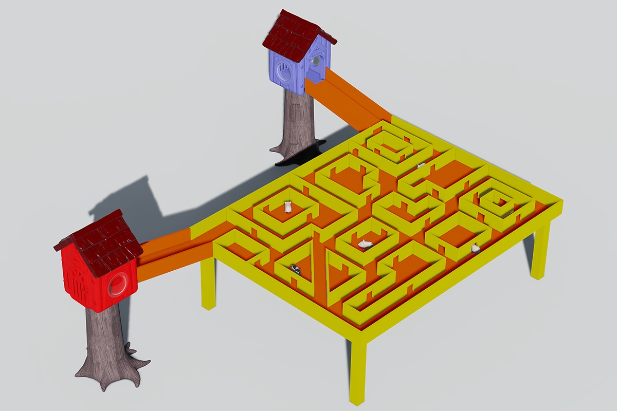 pet playground equipment 啮齿动物活动隧道系统 (4)