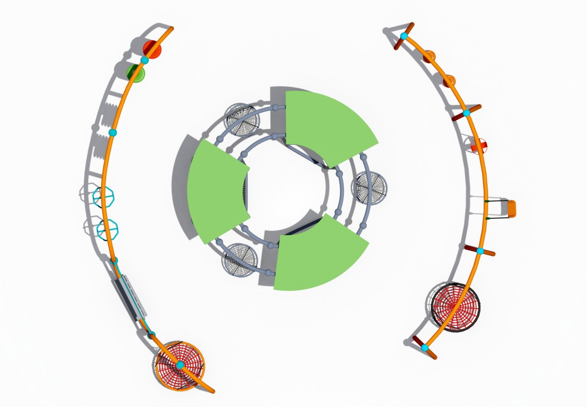 Playground swing set (5) 游乐场秋千 (5)