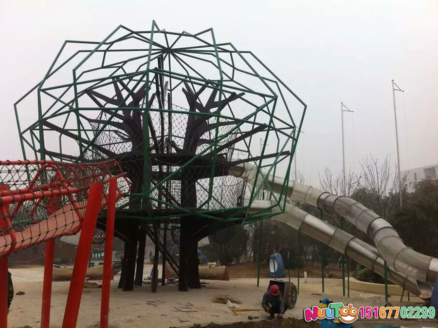 非标游乐+榕树组合滑梯+不锈钢滑梯厂家 (7) 非标游+榕树组合滑梯+不锈钢滑梯厂家(7)