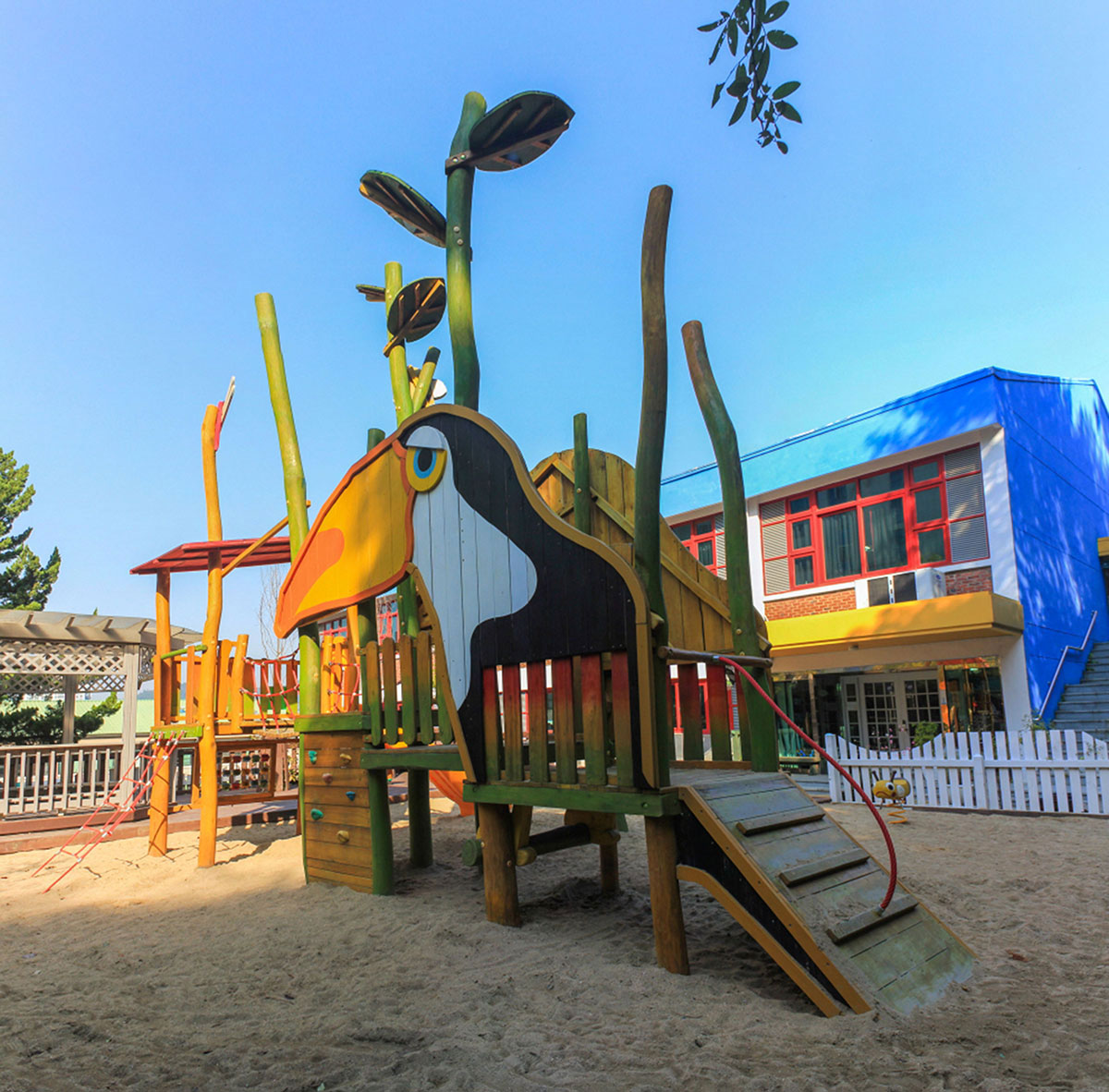 Outdoor wooden playground (10) 户外木制游乐场 (10)