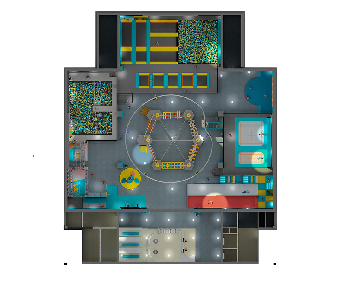 indoor trampoline park for toddlers (8) 幼儿室内蹦床公园 (8)