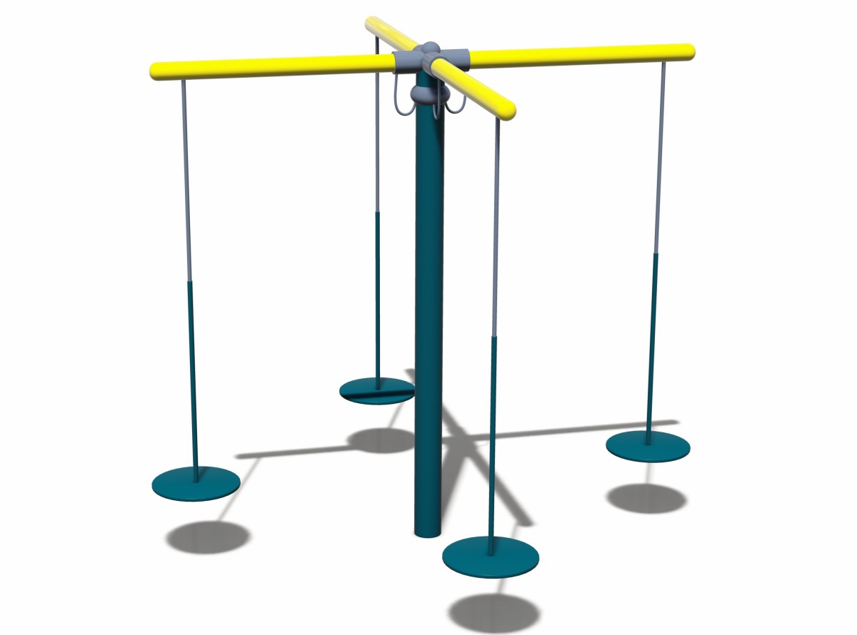 outdoor playground swing for kids 2 户外游乐场多人秋千 (2)