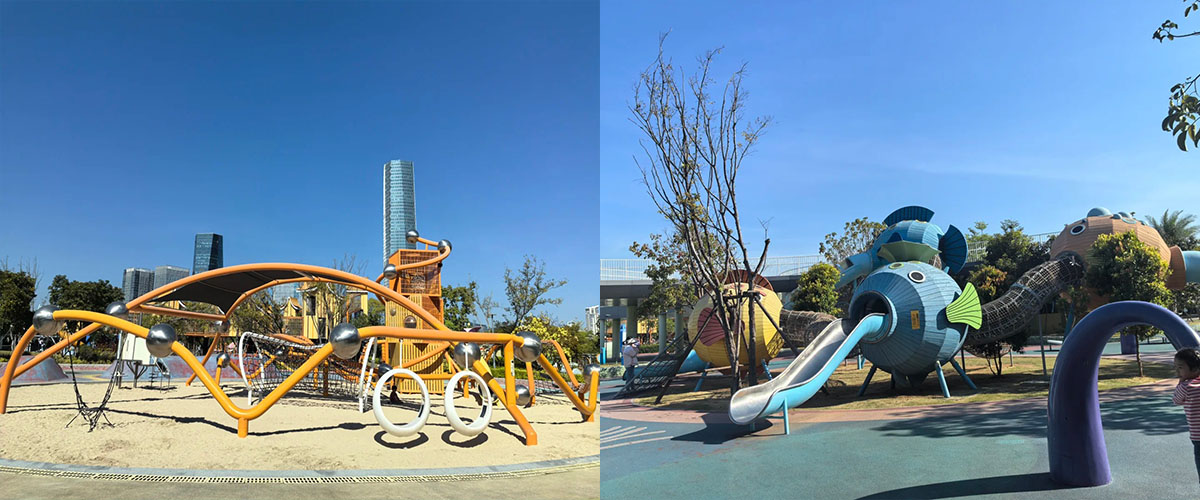 Safe and fun children's playground equipment for commercial use 安全有趣的商用儿童游乐设备