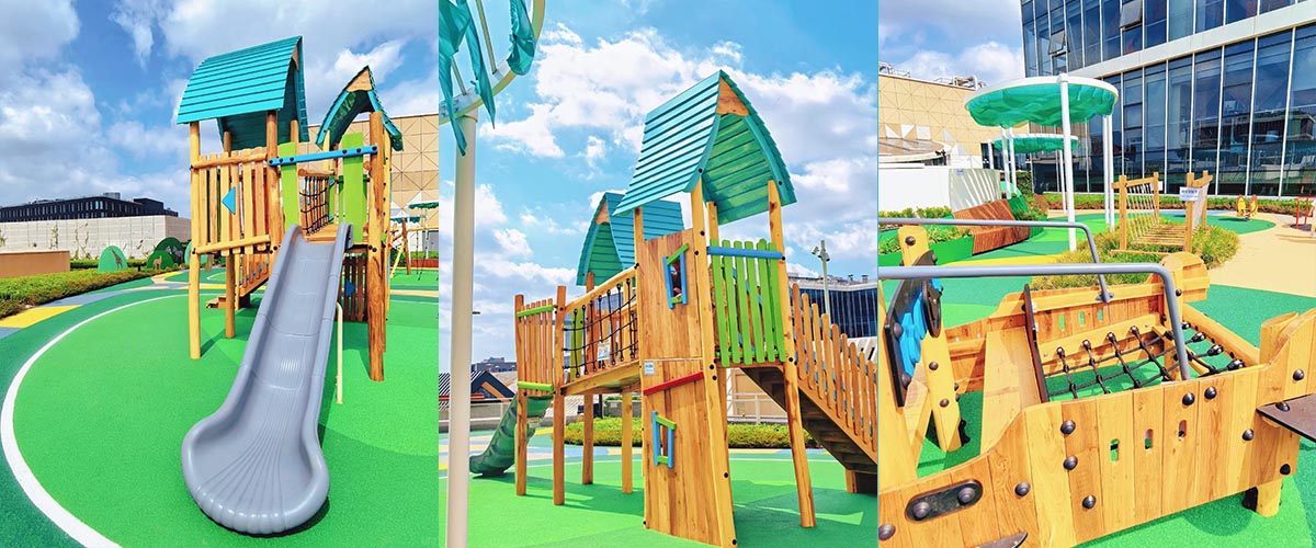 Safe and fun children's playground equipment for commercial use 安全有趣的商用儿童游乐设备