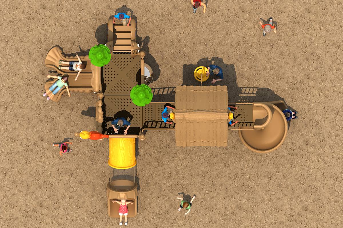 playground equipment slides 适合幼儿的户外滑梯 (3)