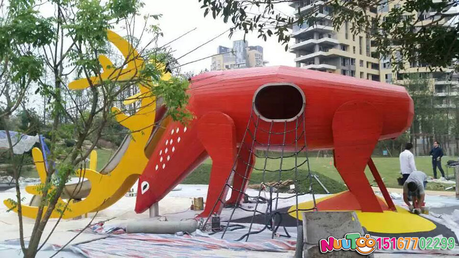 非标游乐+不锈钢滑滑梯+成都万华梅花鹿 非标游乐+不锈钢滑滑梯+成都万华梅花鹿