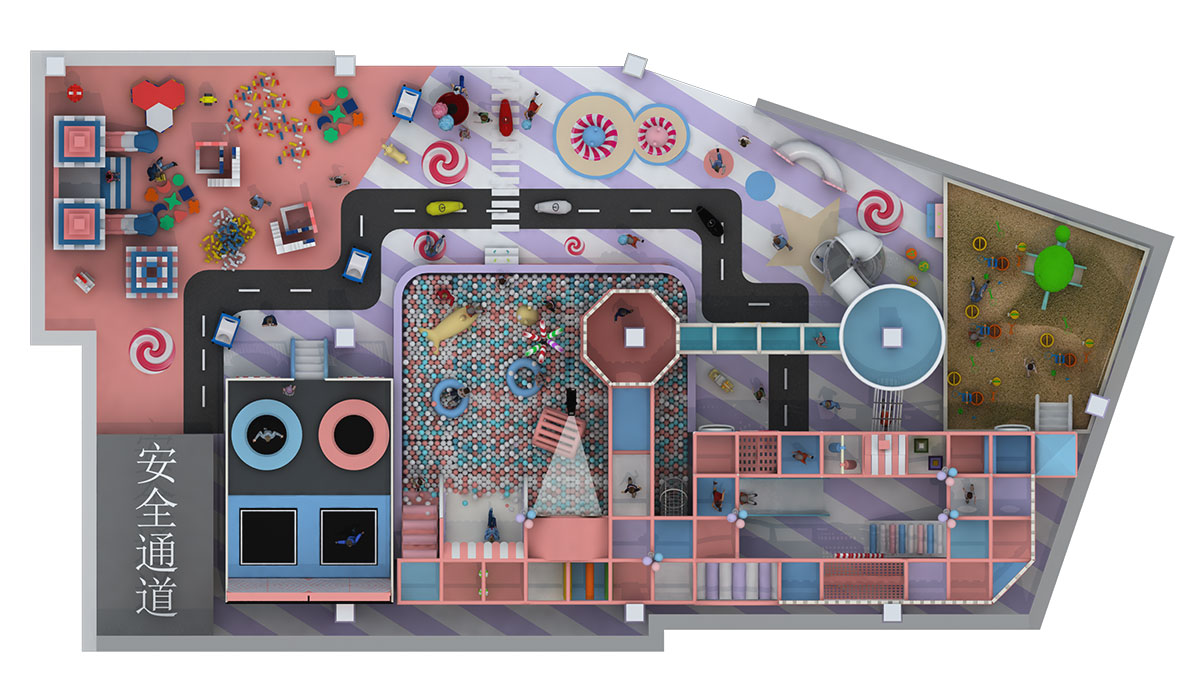 small children indoor playground (10) 小型儿童室内游乐场 (10)