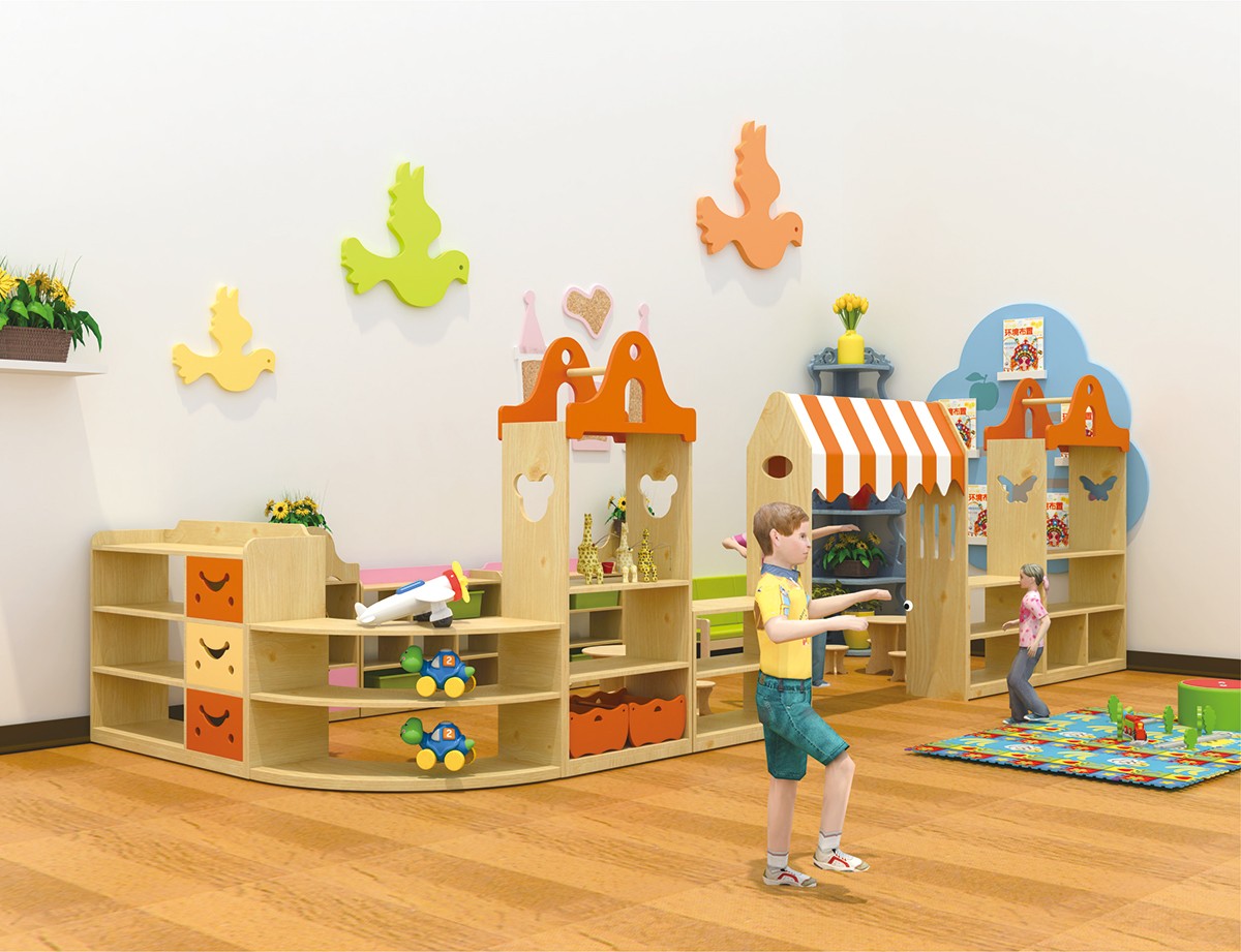 Kindergarten solid wood furniture (2) 幼儿园实木家具 (2)