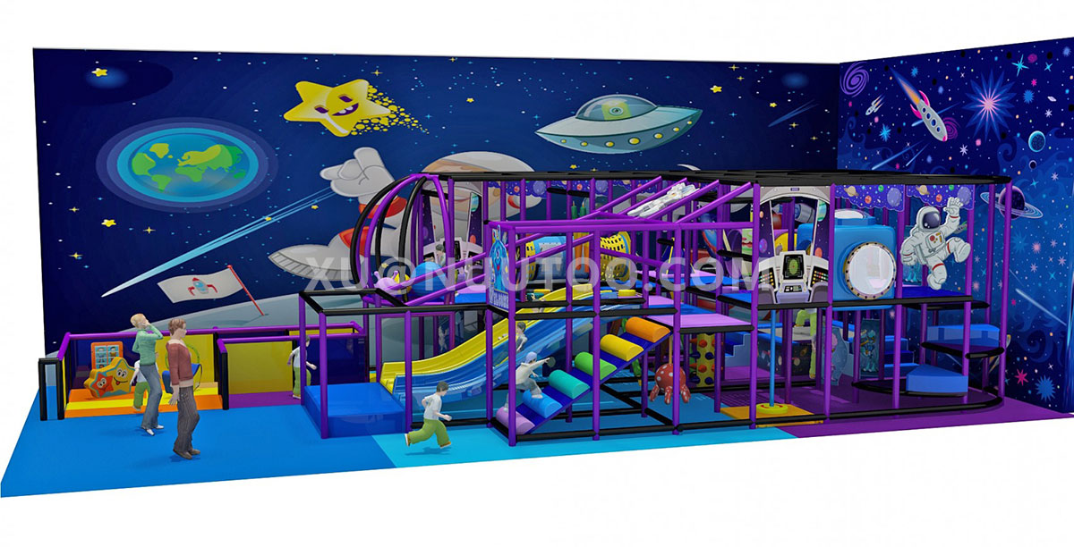 space theme indoor playground (2) 太空主题室内游乐场(2)