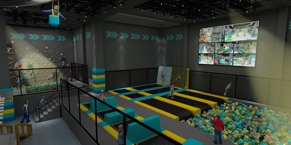 indoor trampoline park for toddlers (9) 幼儿室内蹦床公园 (9)