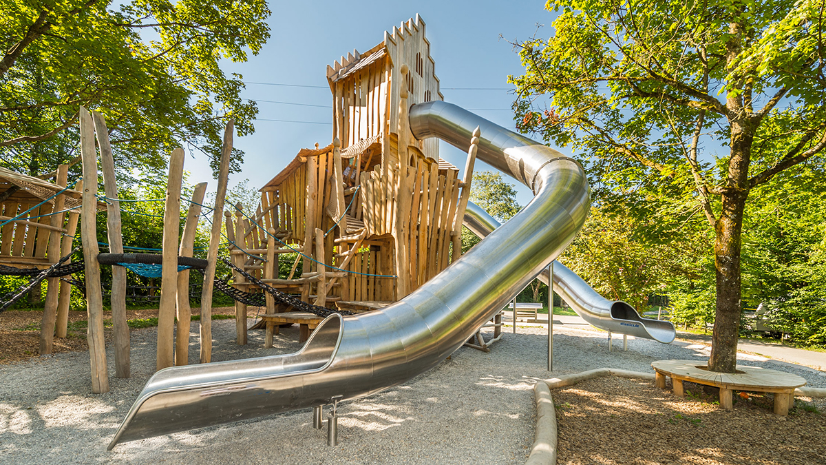 Stainless steel slide (4) 不锈钢滑梯 (4)