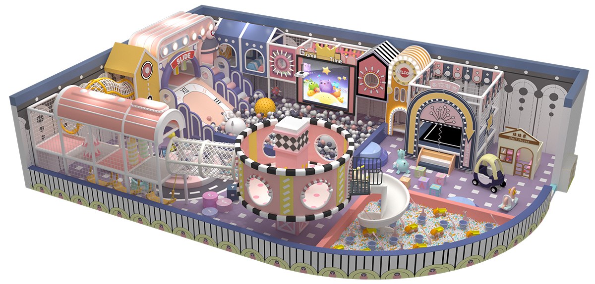 11.Pastel Themed Indoor Play Area for Kids (3) 11.粉彩主题室内儿童游乐区 (3)