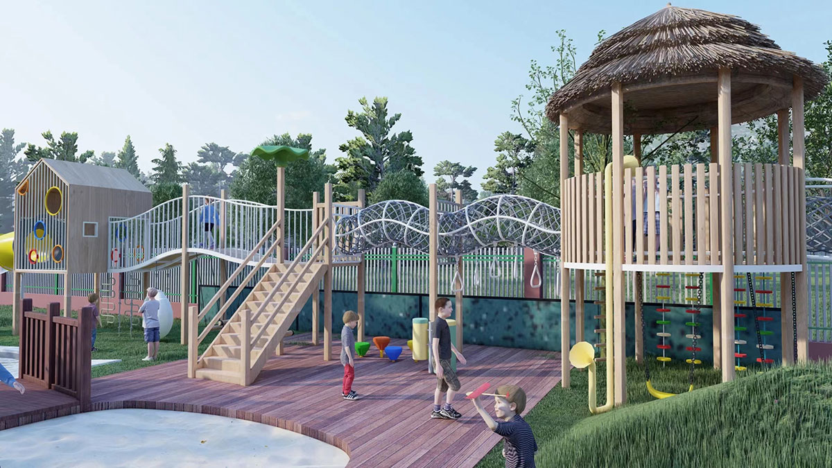 outdoor playground equipment for preschools (5) 幼儿园户外游乐场设备 (5)
