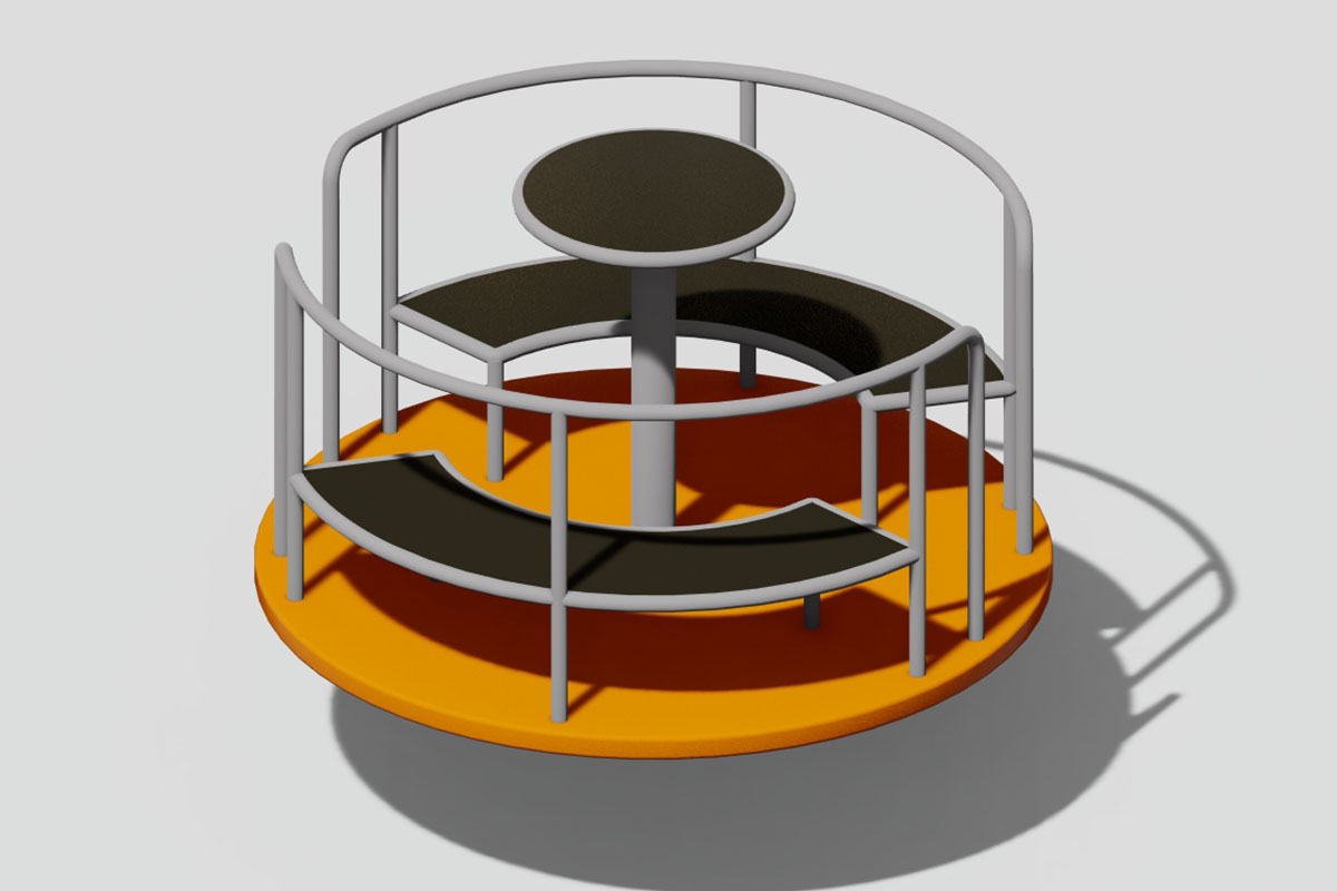 outdoor merry-go-rounds 360°旋转游乐设施4