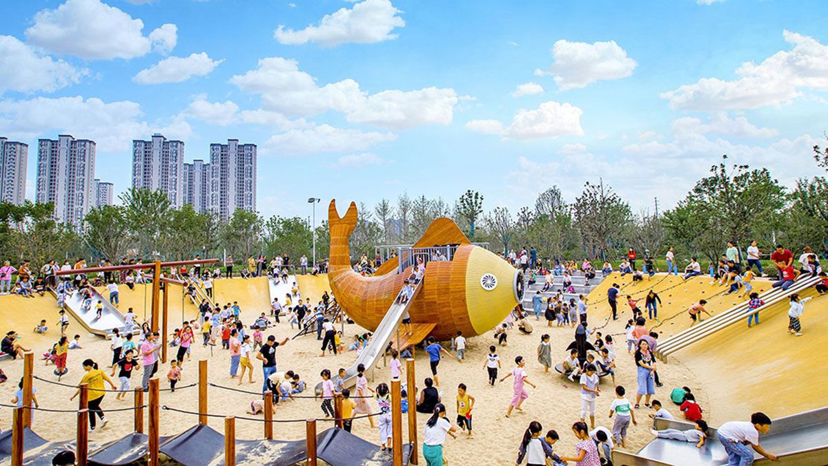 stainless steel playground slide (7) 不锈钢游乐场滑梯 (7)