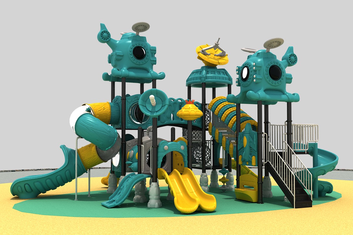 slides for playground 户外游乐场滑梯带飞机 (2)