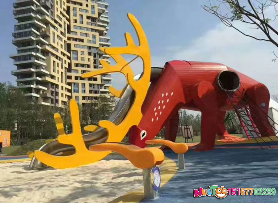 非标游乐+不锈钢滑滑梯+成都万华梅花鹿 (21) 非标游乐+不锈钢滑滑梯+成都万华梅花鹿 (21)