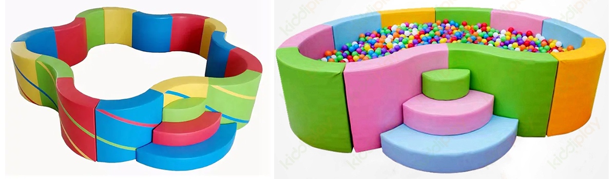 不规则拼接软体海洋球池产品其他样式展示 不规则拼接软体海洋球池产品其他样式展示