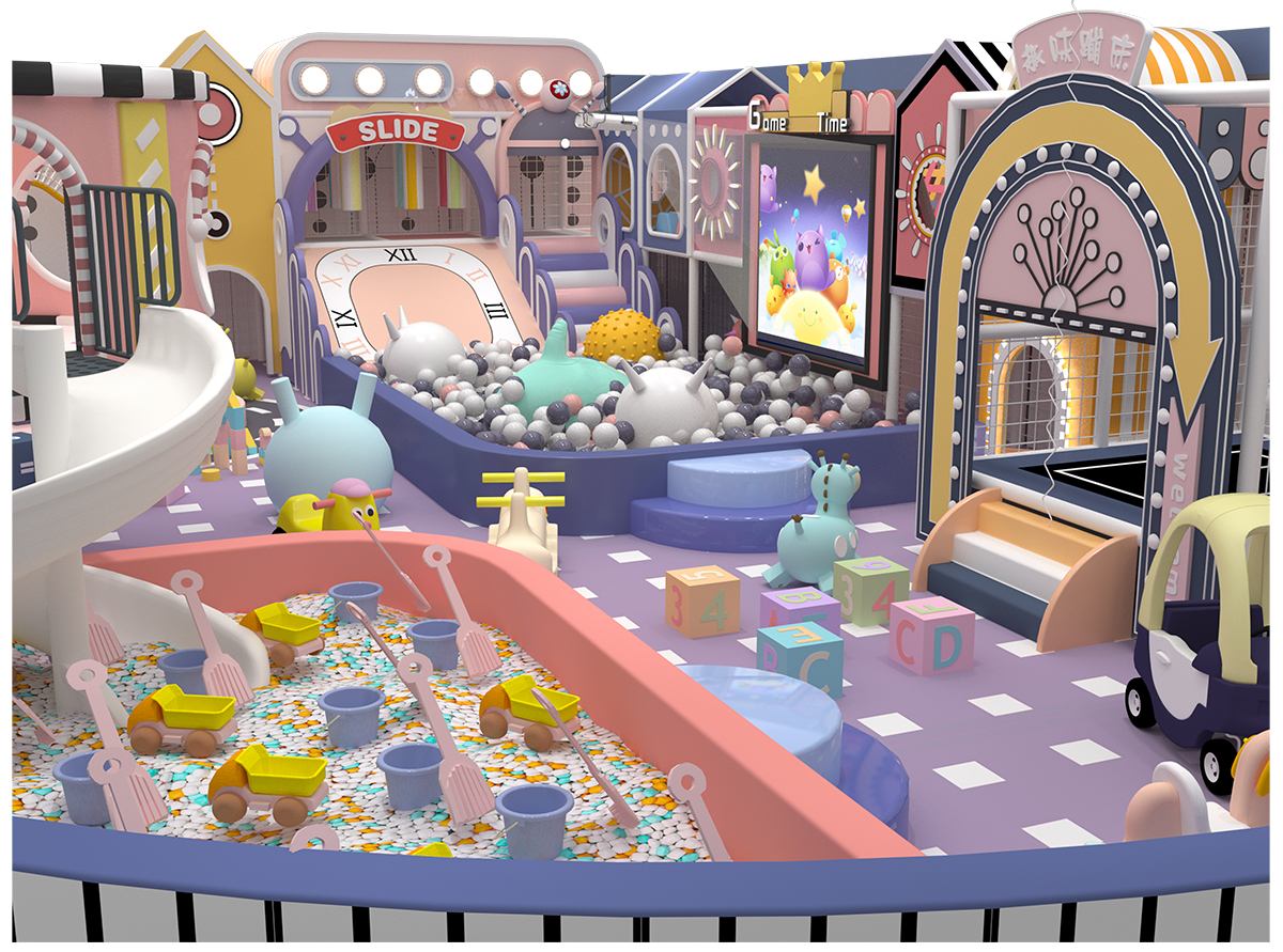11.Pastel Themed Indoor Play Area for Kids (5) 11.粉彩主题室内儿童游乐区 (5)