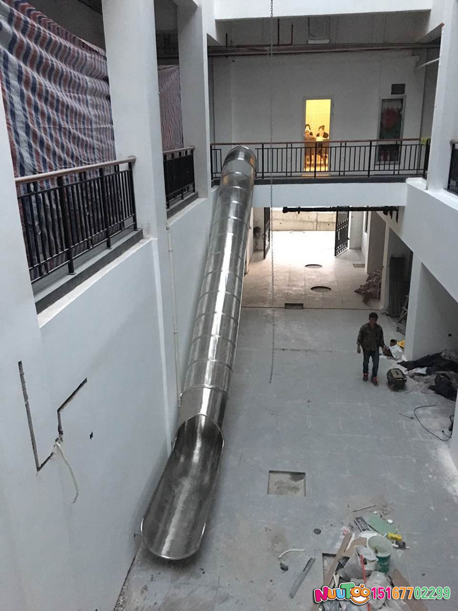 乐图非标游乐+不锈钢滑梯+上海市虹口区溧阳路111案例-(12) 茶米非标行程+不锈钢滑梯+上海市虹口区雁阳路111号-(12)