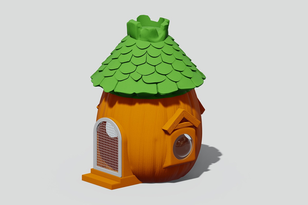 pet playground equipment 带游乐场的兔舍3