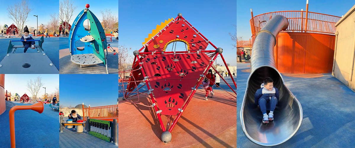 Safe and fun children's playground equipment for commercial use 安全有趣的商用儿童游乐设备