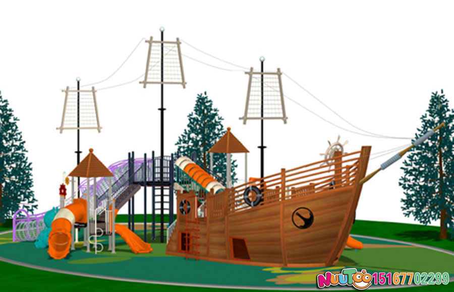 乐图非标游乐+海盗船+大型组合滑梯-(12) 乐图非标游乐+海盗船+大型组合滑梯-(12)