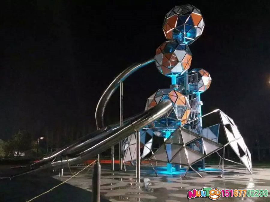 非标游乐+大型组合滑梯南京万科不锈钢大滑梯 (16) 非标行程+大型组合滑梯 南京万科不锈钢大型滑梯 (16)