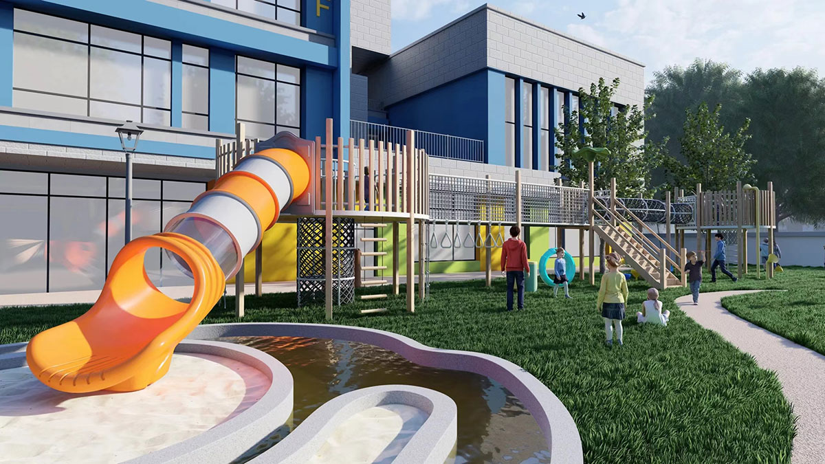 outdoor playground equipment for preschools (2) 幼儿园户外游乐场设备 (2)