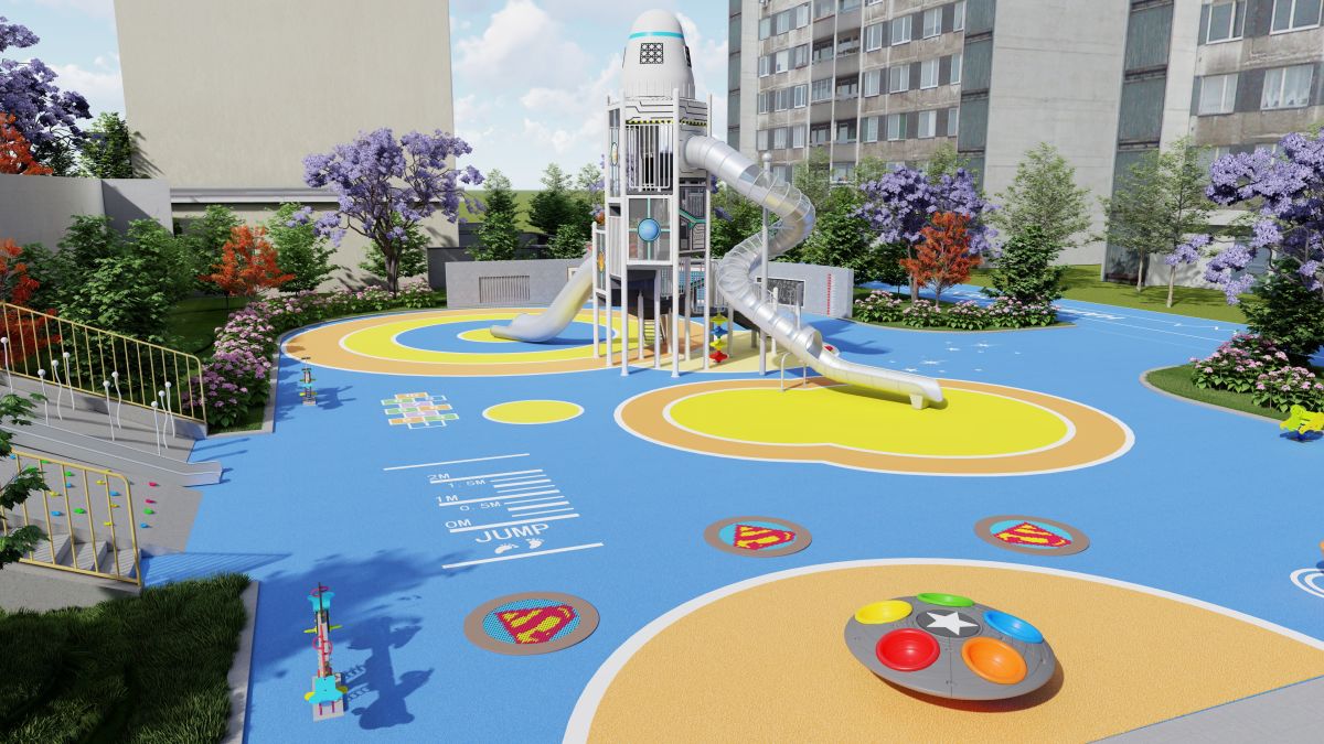 rocket playground equipment (5) 火箭游乐场设备 (5)