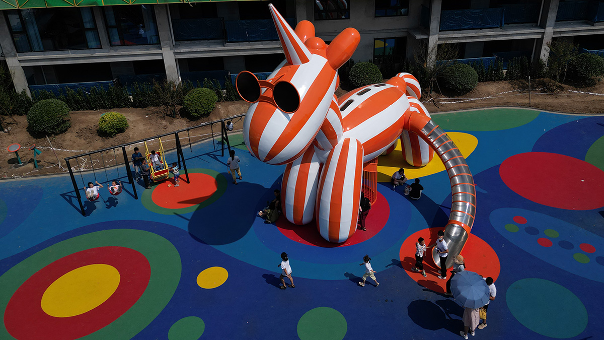 community playground equipment (4) 社区游乐场设备 (4)
