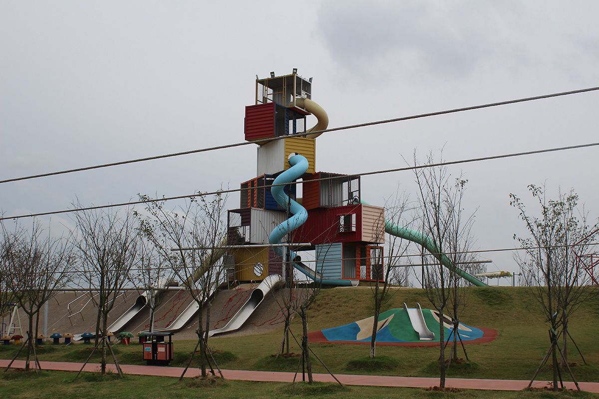 stainless steel slide (3) 不锈钢滑梯 (3)
