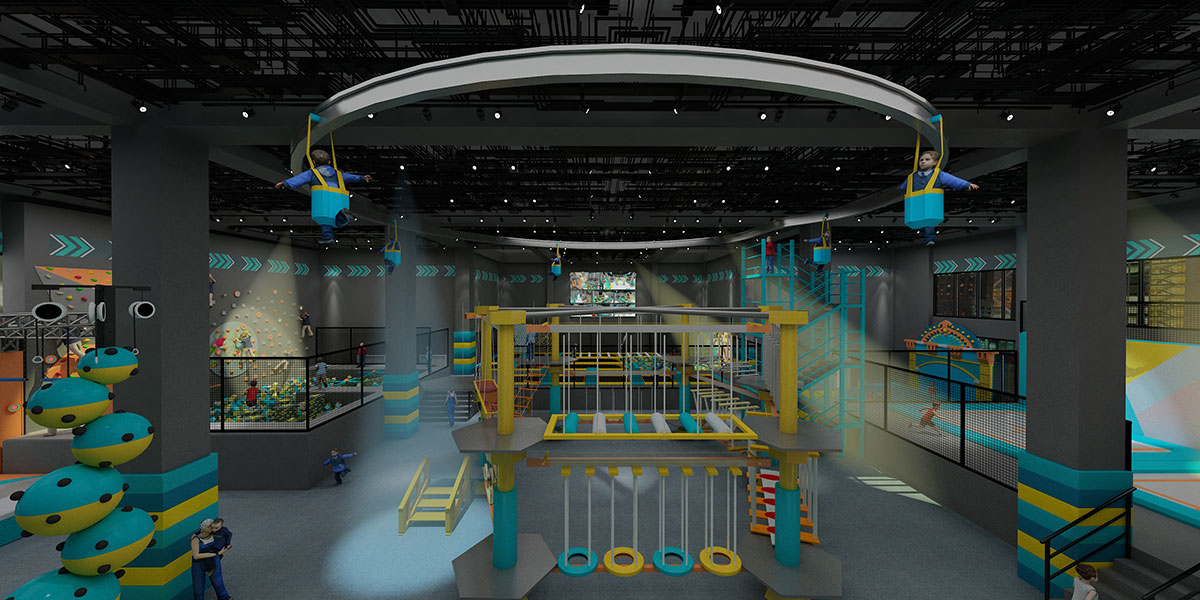 indoor trampoline park for toddlers (12) 幼儿室内蹦床公园 (12)