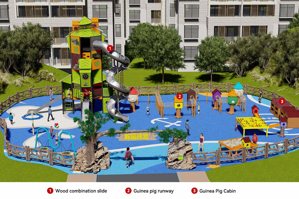 pet playground game 豚鼠迷宫3