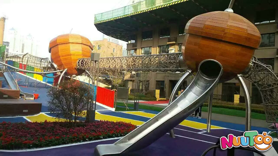 非标游乐+组合滑梯+爬网 非标游乐+组合滑梯+爬网