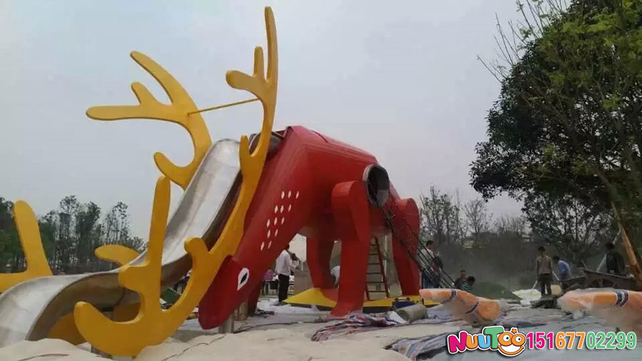 非标游乐+不锈钢滑滑梯+成都万华梅花鹿 (15) 非标游乐+不锈钢滑滑梯+成都万华梅花鹿 (15)