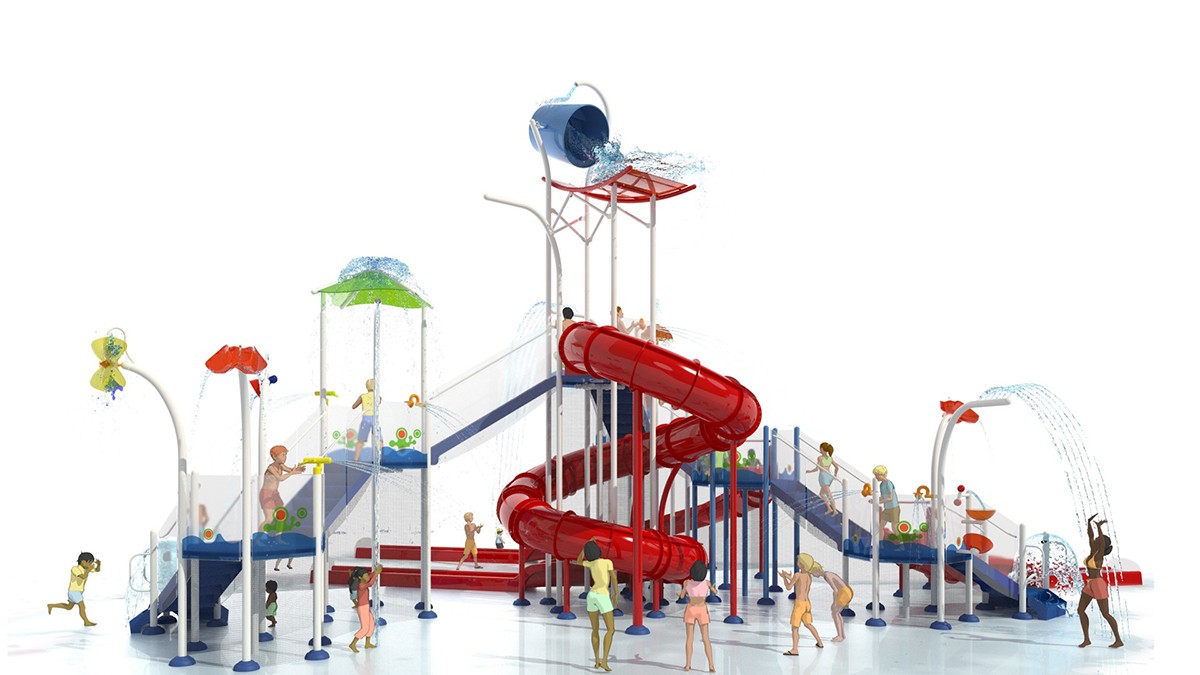 water slides (2) 水滑梯 (2)