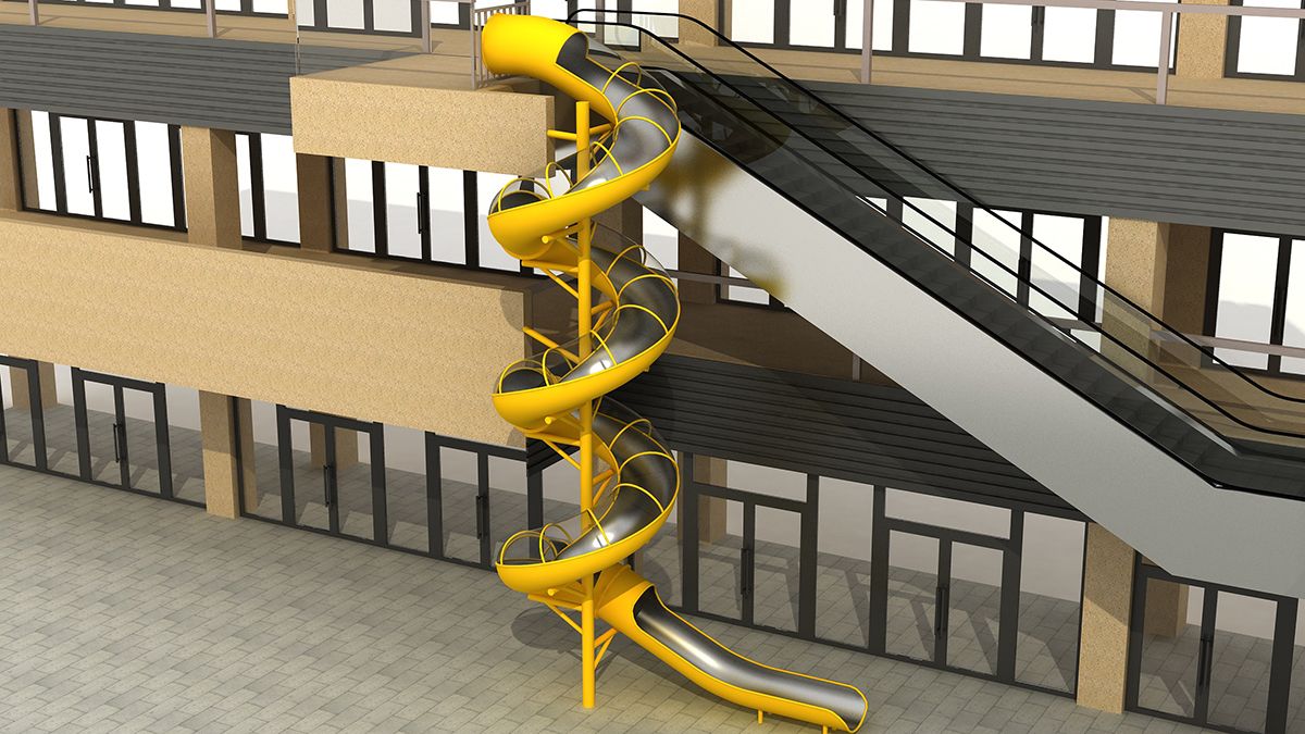 stainless steel slide (3) 不锈钢滑梯 (3)