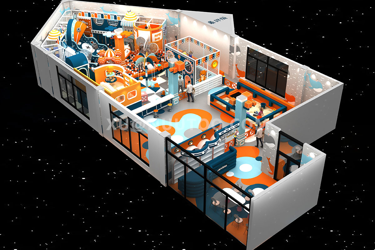 ocean theme indoor playground equipment (1) 海洋主题室内游乐设备 (1)