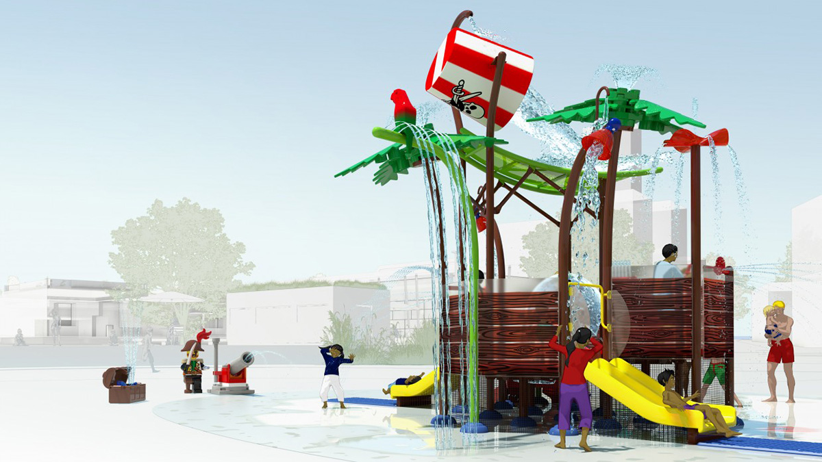 Water slide equipment (3) 水滑梯设备 (3)
