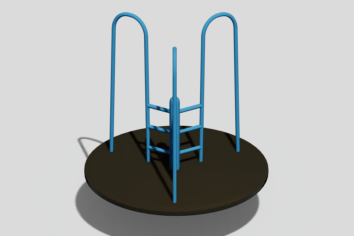 360° rotation roundabout 孩子们玩环岛4