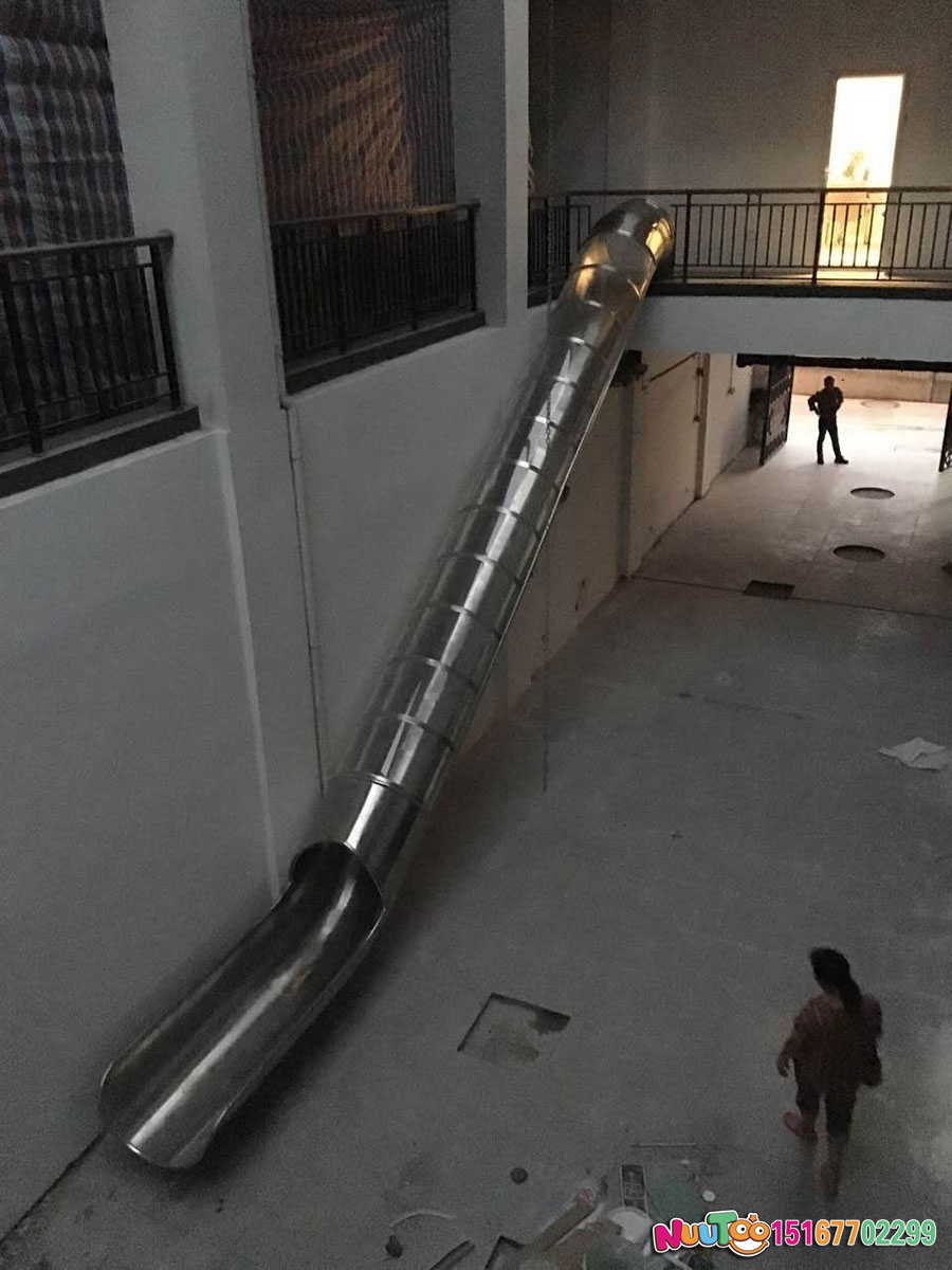 乐图非标游乐+不锈钢滑梯+上海市虹口区溧阳路111案例-(9) 洲非标游+不锈钢滑梯+案例 上海市虹口区111-(9)