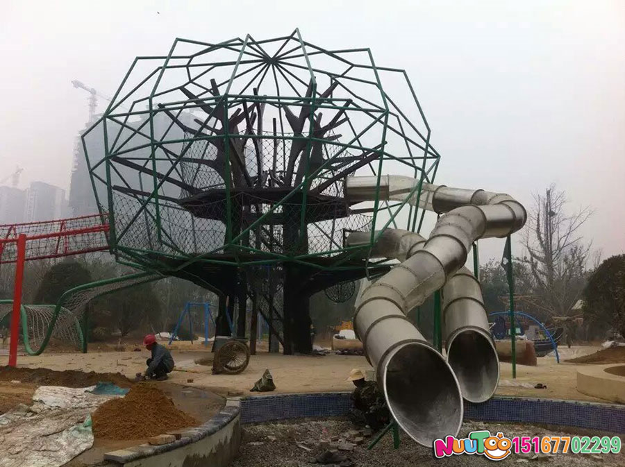 非标游乐+榕树组合滑梯+不锈钢滑梯厂家 (5) 非标游乐+榕树组合滑梯+不锈钢滑梯厂家 (5)