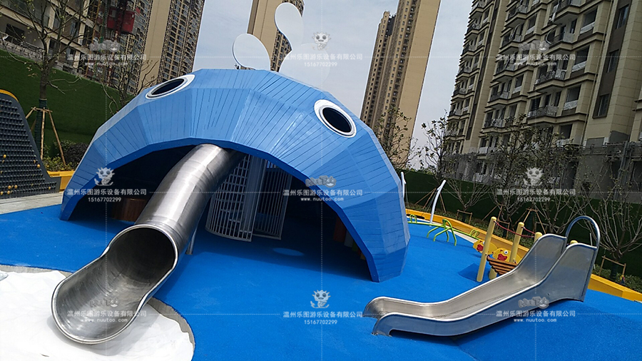 鲸鱼景观游乐+小区游乐场-(6)