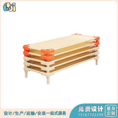 木制幼儿园床_幼儿园小孩木床